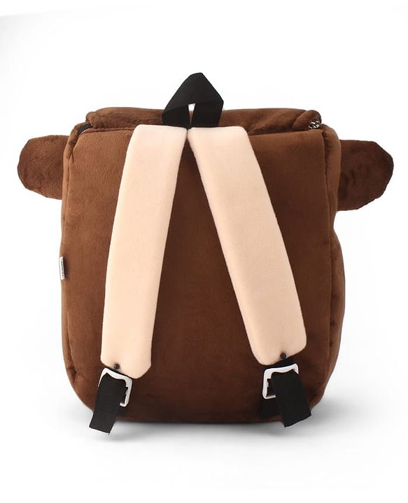 Babyhug Monkey Faced Soft Toy Bag  Multicolour - 13 Inches