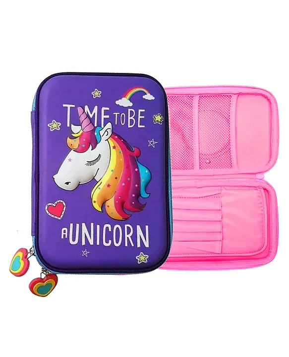 Flipkart.com | FunBlast Pencil Pouch Unicorn Art Canvas Pencil Box - Pouch