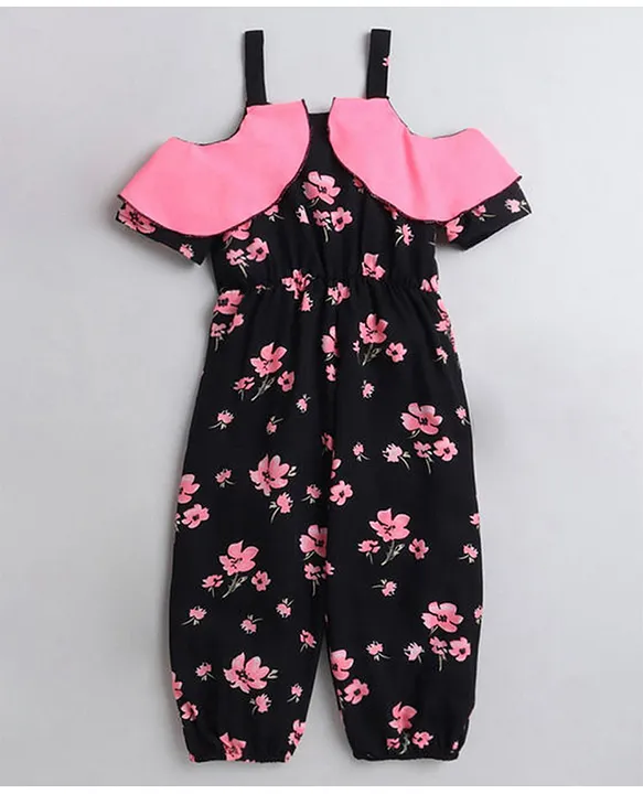 Floral Printed Cotton Jumpsuit | Co-Ord Sets – Kohsh