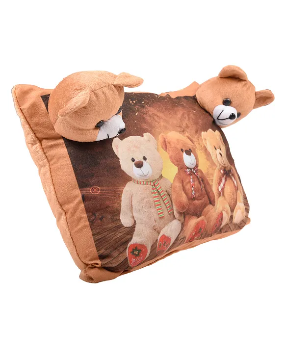 teddy bear baby pillow