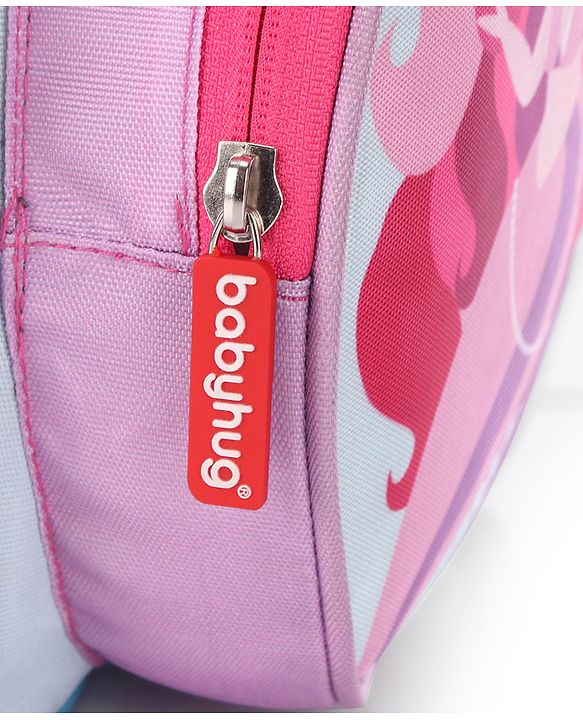 Babyhug School Backpack Mermaid Purple - 15.5 Inches