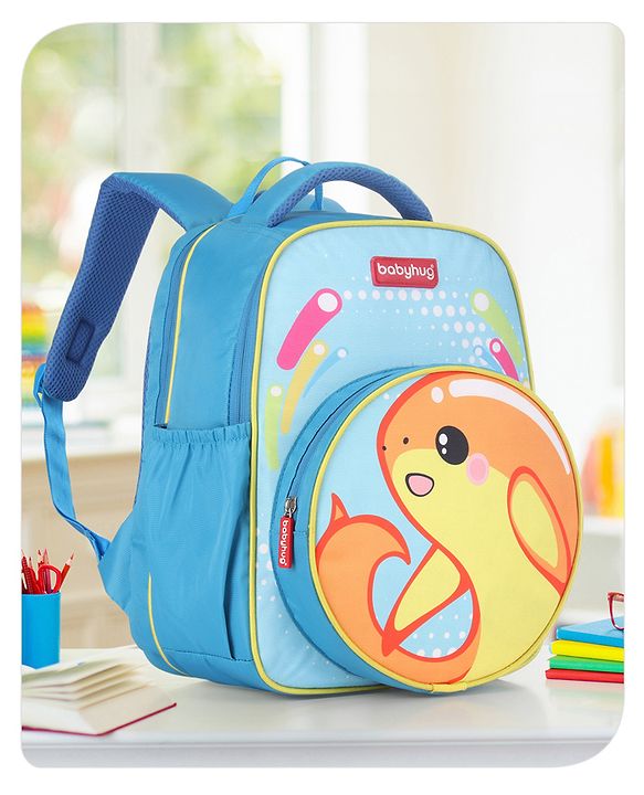 Babyhug School Backpack Mermaid Purple - 15.5 Inches