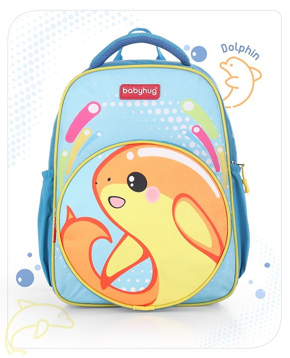 Babyhug School Backpack Mermaid Purple - 15.5 Inches