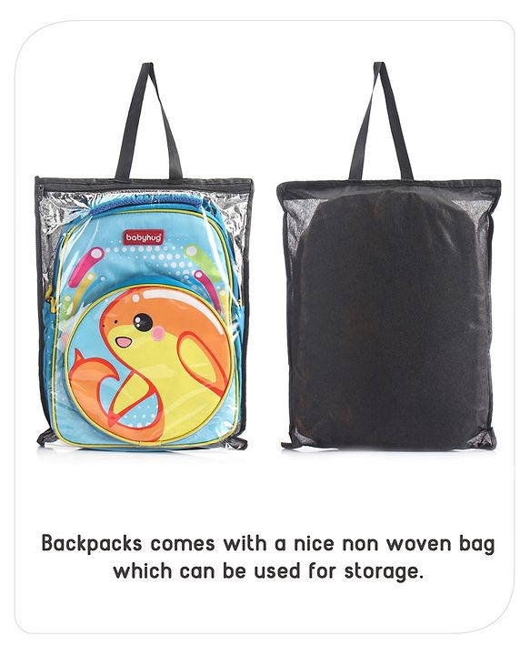 Babyhug School Backpack Mermaid Purple - 15.5 Inches