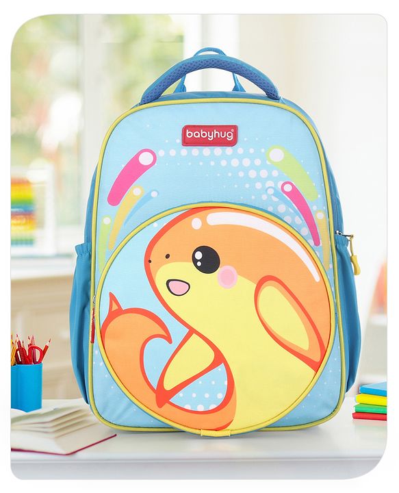 Babyhug School Backpack Mermaid Purple - 15.5 Inches