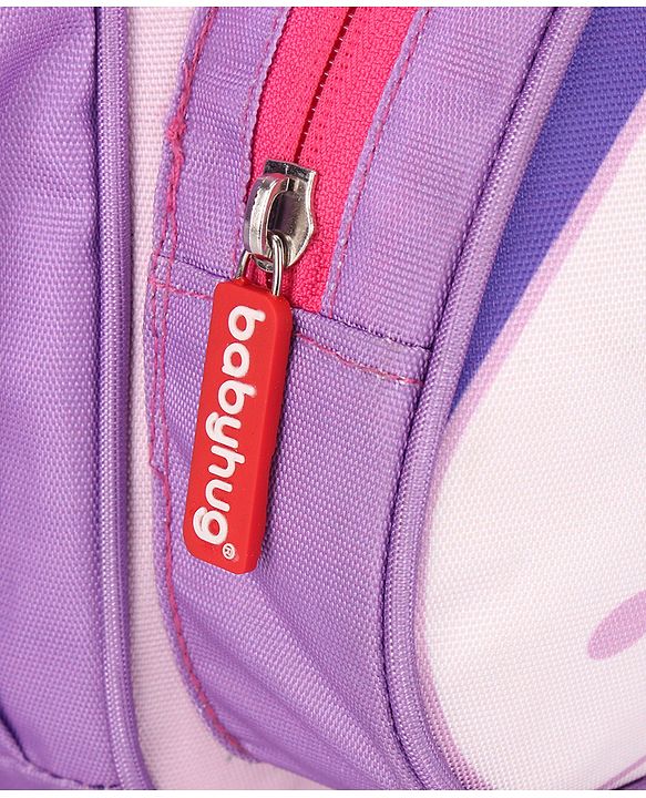 Babyhug School Backpack Mermaid Purple - 15.5 Inches