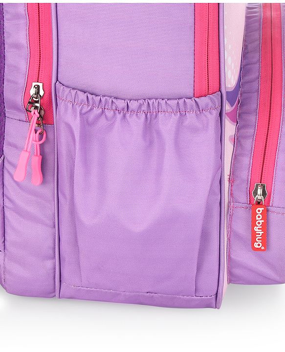 Babyhug School Backpack Mermaid Purple - 15.5 Inches