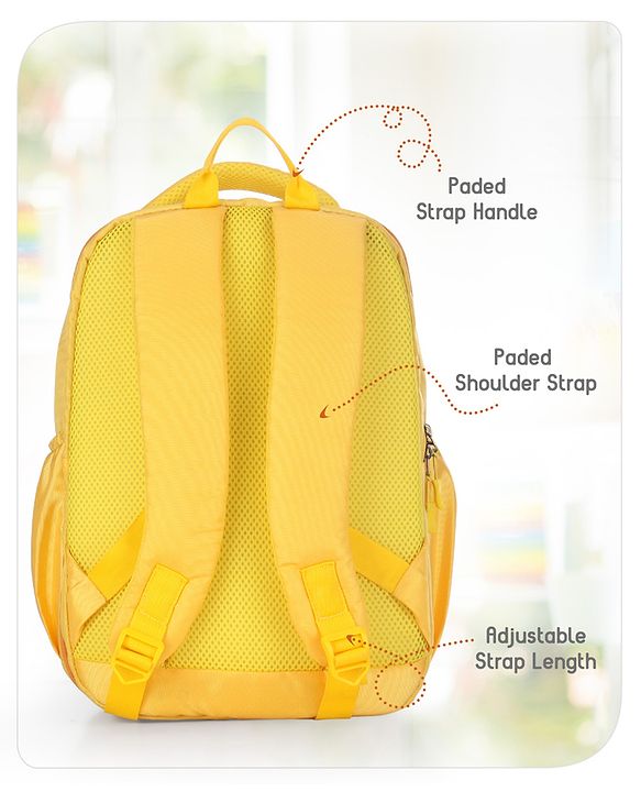 Babyhug School Backpack Fox Orange - 15.5 Inches