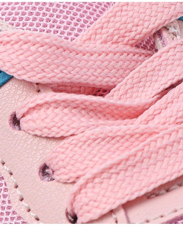 Cute Walk by Babyhug Color Block Sneakers with Velcro Closure - Pink