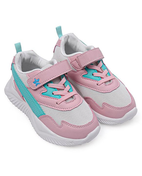Cute Walk by Babyhug Velcro Closure Sneakers - Pink