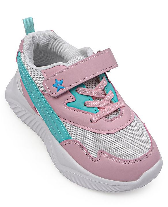 Cute Walk by Babyhug Velcro Closure Sneakers - Pink