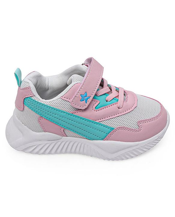 Cute Walk by Babyhug Velcro Closure Sneakers - Pink