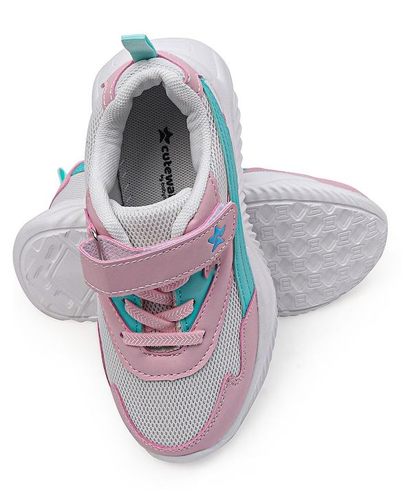 Cute Walk by Babyhug Velcro Closure Sneakers - Pink