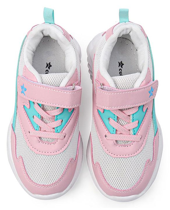 Cute Walk by Babyhug Velcro Closure Sneakers - Pink