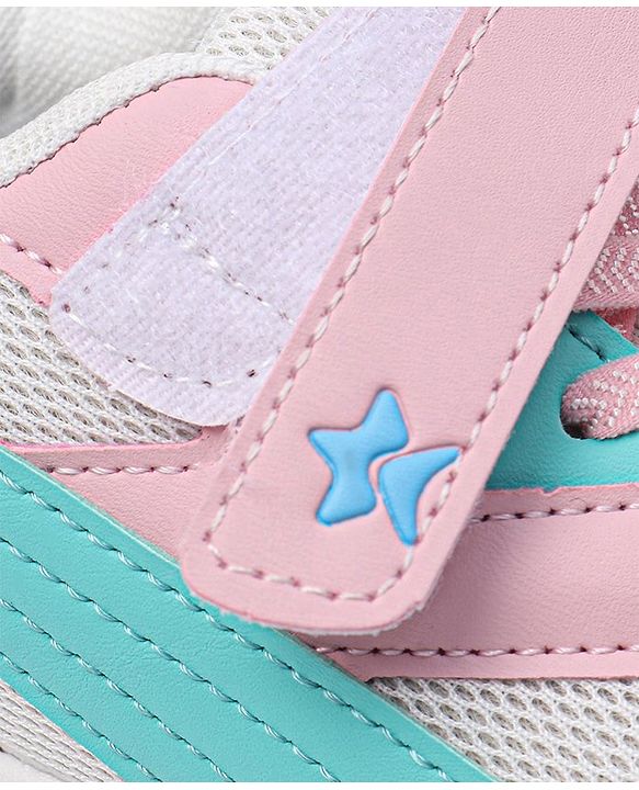 Cute Walk by Babyhug Velcro Closure Sneakers - Pink