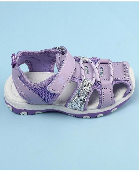 Cute Walk by Babyhug Velcro Closure Sandals - Purple