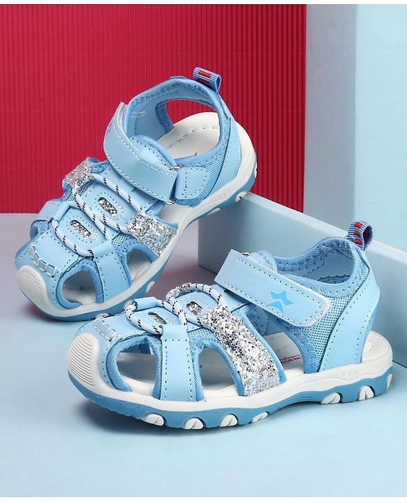 Cute Walk by Babyhug Velcro Closure Sandals - Purple