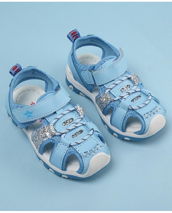 Cute Walk by Babyhug Velcro Closure Sandals - Purple