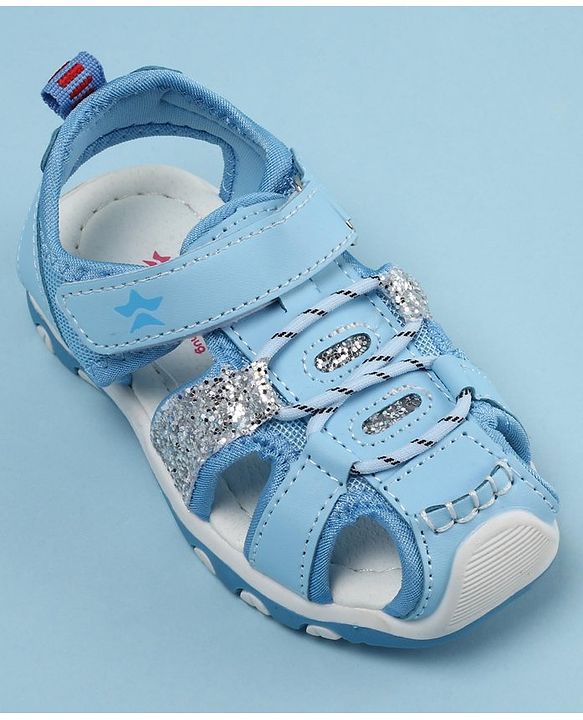 Cute Walk by Babyhug Velcro Closure Sandals - Purple