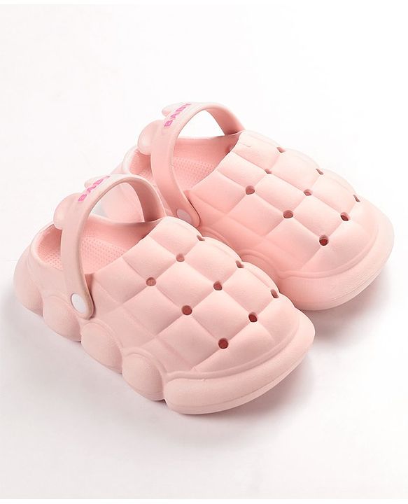 Cute Walk by Babyhug Slip On Clogs Cube Design Design - Pink