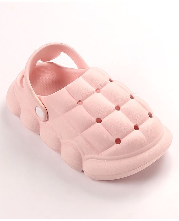 Cute Walk by Babyhug Slip On Clogs Cube Design Design - Pink