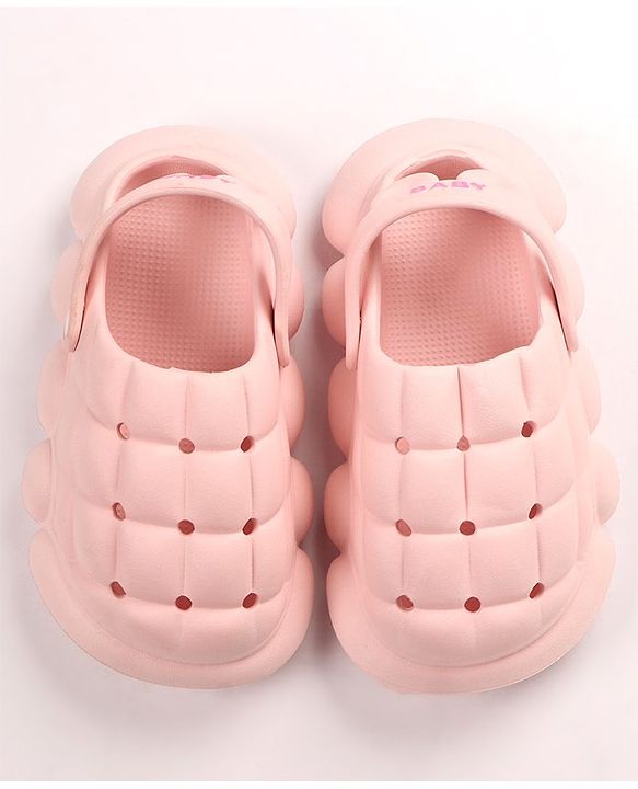 Cute Walk by Babyhug Slip On Clogs Cube Design Design - Pink
