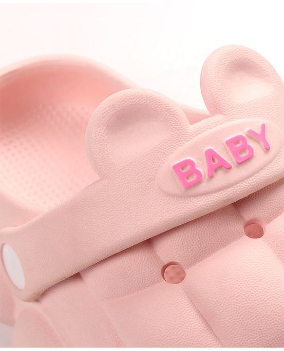 Cute Walk by Babyhug Slip On Clogs Cube Design Design - Pink