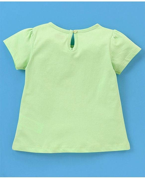 Babyhug 100% Cotton Half Sleeves Tee Ice Cream Print Pack Of 3 - White Green & Pink