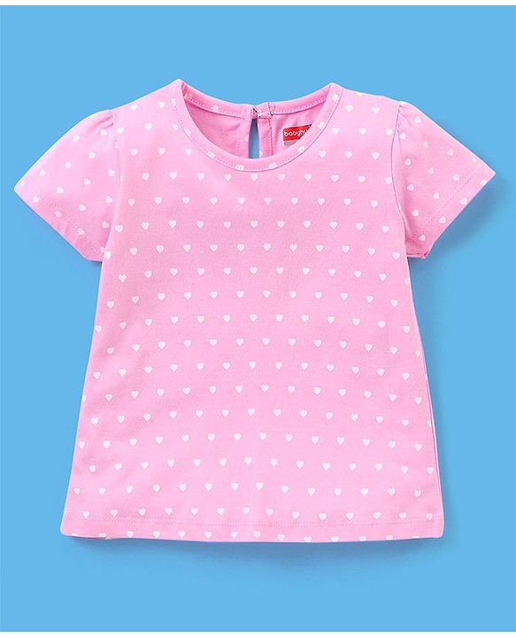 Babyhug 100% Cotton Half Sleeves Tee Ice Cream Print Pack Of 3 - White Green & Pink
