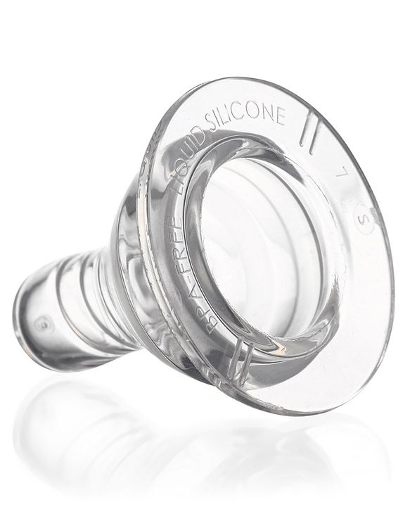 Babyhug Transparent Medium Flow 100% Silicone Nipple - Pack of 2