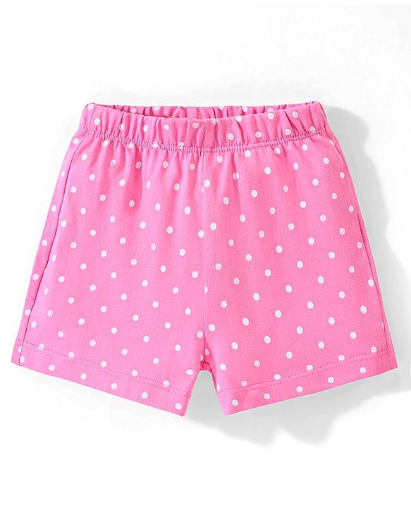 Babyhug Cotton Knit Half Sleeves Night Suit With Ice Cream Print - Yellow & Pink