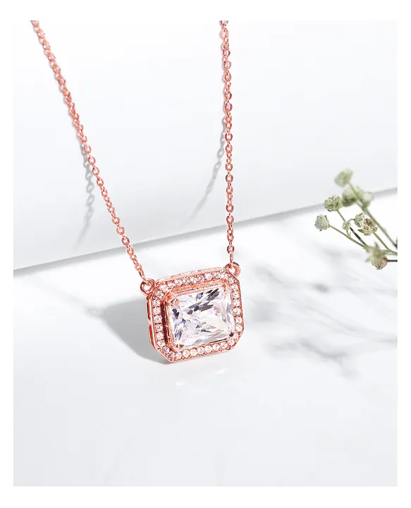 Hexagon Diamond Baguette Necklace – Madyha Farooqui Jewelry