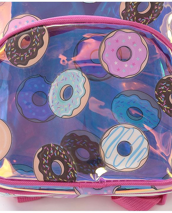 Babyhug Free Size Fashion Backpack Donut Print- Pink
