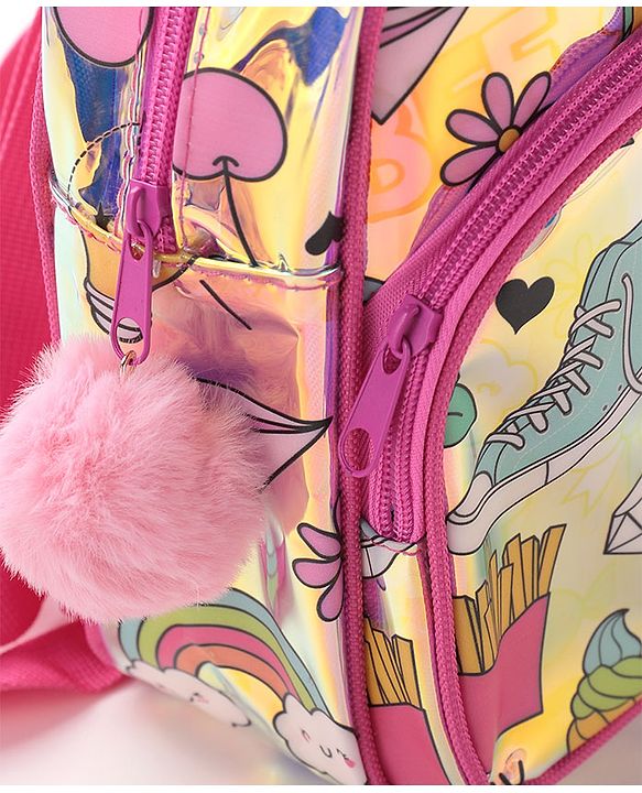 Babyhug Free Size Fashion Backpack Multicolor (Print May Vary)