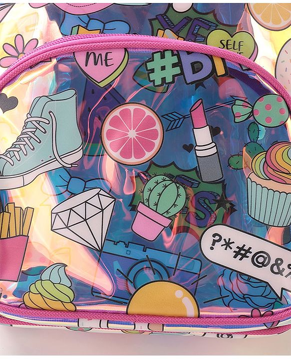 Babyhug Free Size Fashion Backpack Multicolor (Print May Vary)