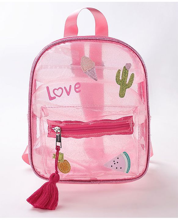 Babyhug Fashion Backpacks - Light Pink