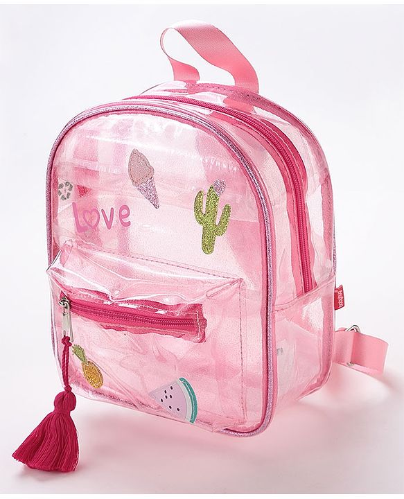 Babyhug Fashion Backpacks - Light Pink