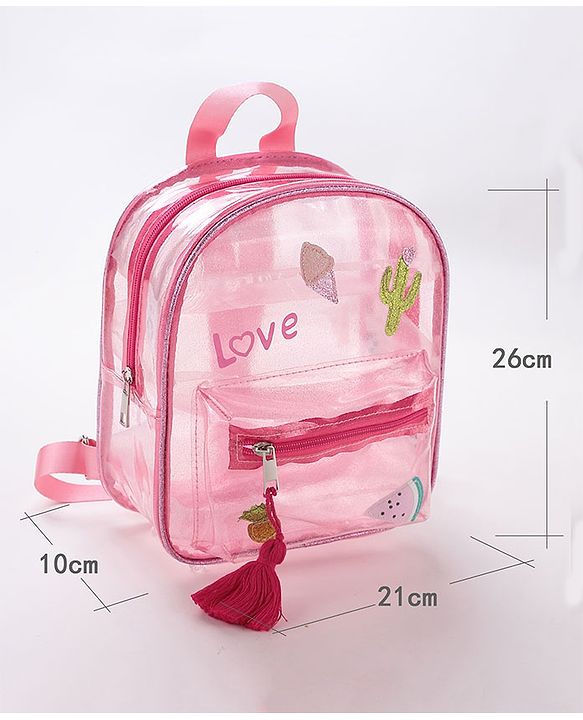 Babyhug Fashion Backpacks - Light Pink