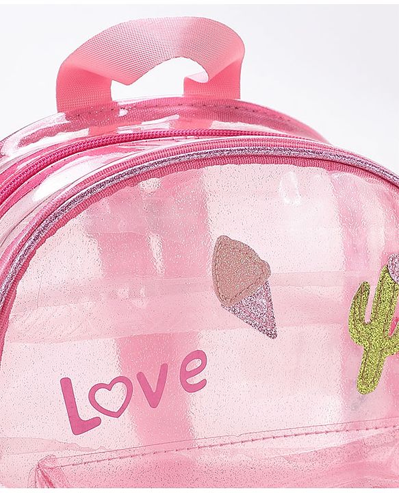 Babyhug Fashion Backpacks - Light Pink