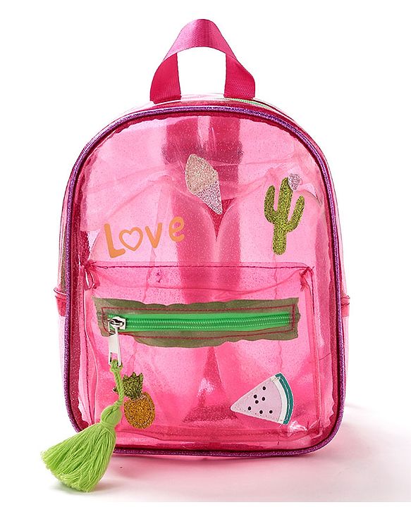 Babyhug Fashion Backpacks - Light Pink