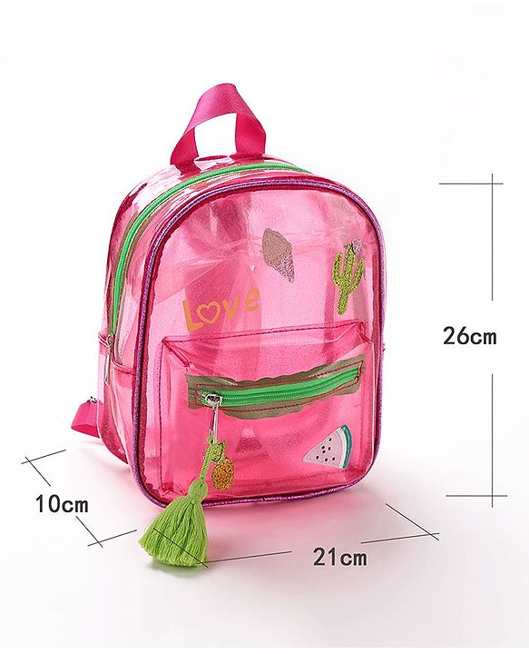 Babyhug Fashion Backpacks - Light Pink
