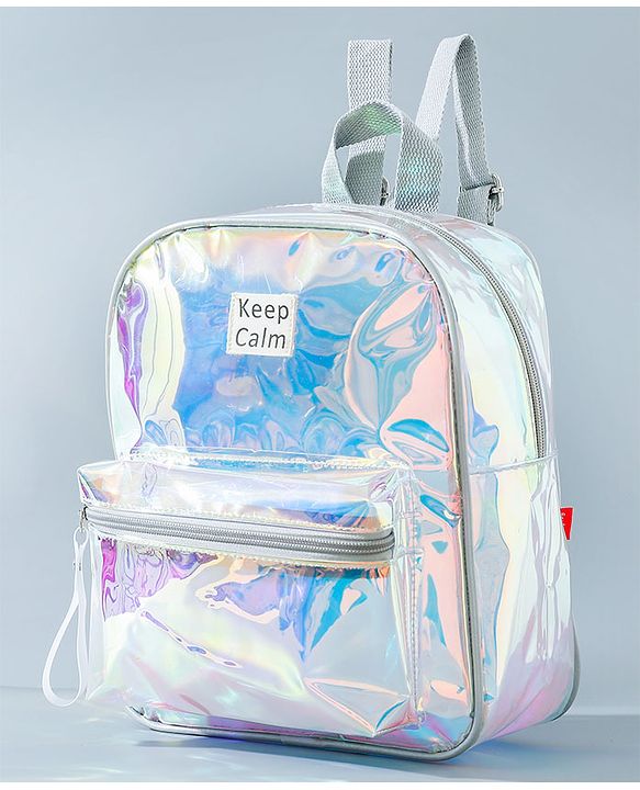 Babyhug Fashion Backpack - Silver