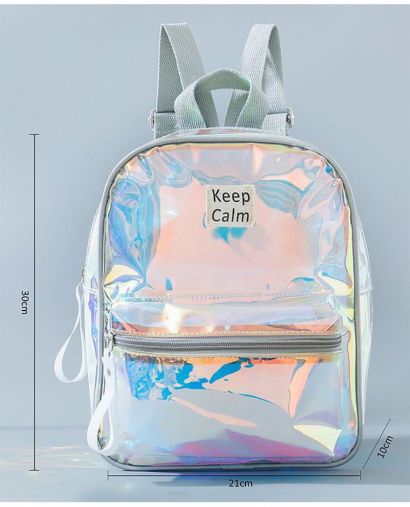 Babyhug Fashion Backpack - Silver
