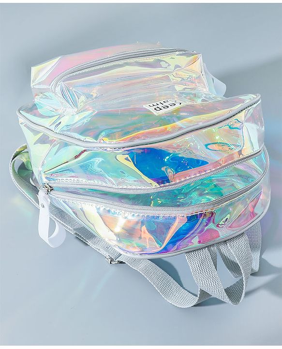 Babyhug Fashion Backpack - Silver