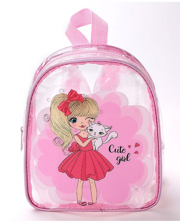Babyhug Free Size Fashion Backpack - Pink