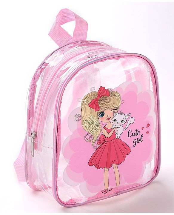 Babyhug Free Size Fashion Backpack - Pink