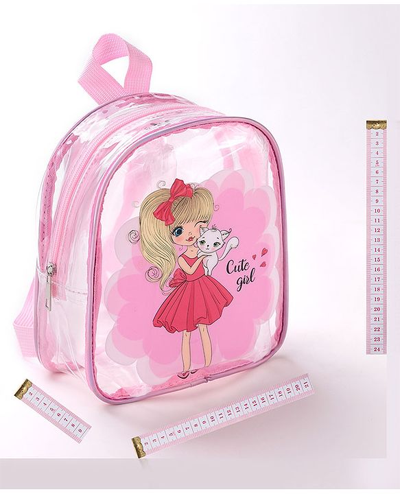 Babyhug Free Size Fashion Backpack - Pink
