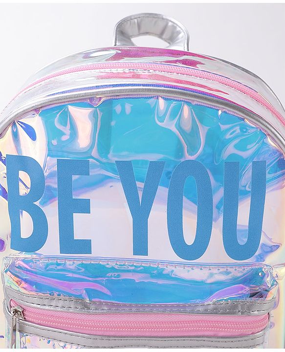 Pine Kids Free Size Fashion Backpack - Sliver