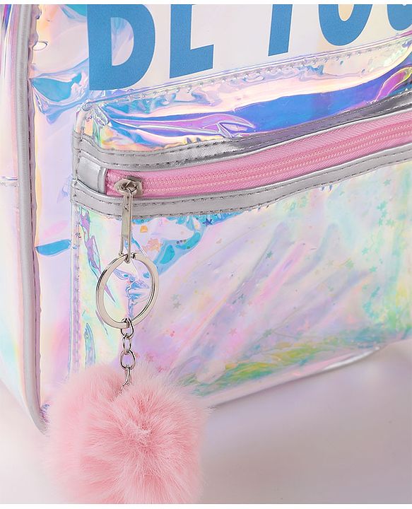 Pine Kids Free Size Fashion Backpack - Sliver