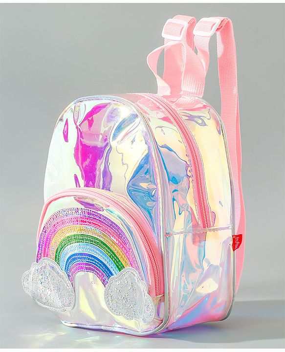Babyhug Rainbow Design Fashion Backpack - Multicolour
